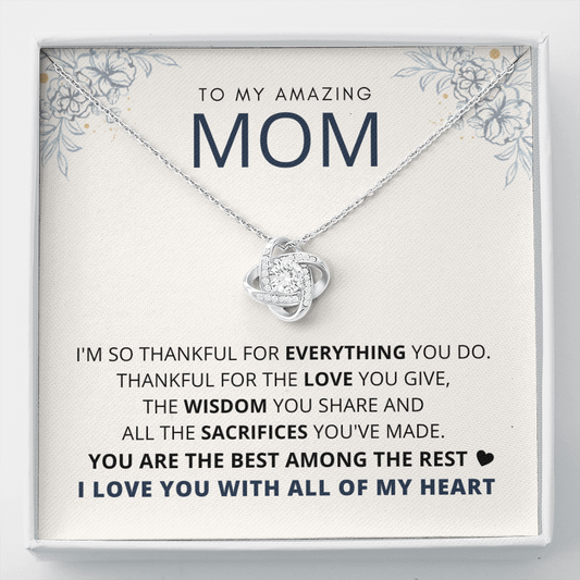 "You Are The Best" | Mother's Day Gift, Personalized Message Card, High Quality Jewelry, Meaningful Gift - MD49