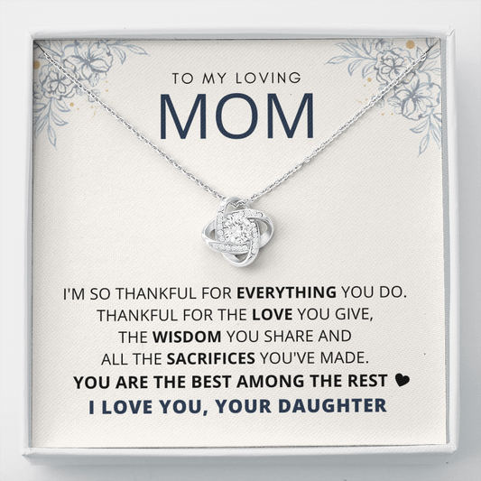 "You Are The Best" | Mother's Day Gift, Personalized Message Card, High Quality Jewelry, Meaningful Gift - MD69