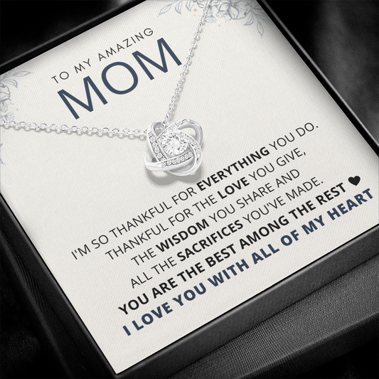 "You Are The Best" | Mother's Day Gift, Personalized Message Card, High Quality Jewelry, Meaningful Gift - MD49