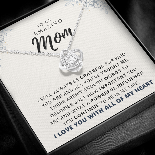 Powerful Influence - Knot Necklace - Mom - MD29