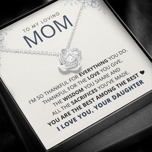 "You Are The Best" | Mother's Day Gift, Personalized Message Card, High Quality Jewelry, Meaningful Gift - MD69