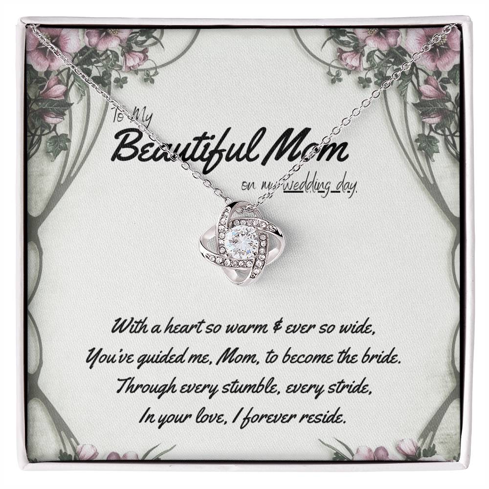 DesignTheShine Mother of the Bride Gift, Step Mother of the Bride Gifts from Bride or Groom, Gift for Mom on Wedding Day, Mother of the Groom Necklaces - USMB3