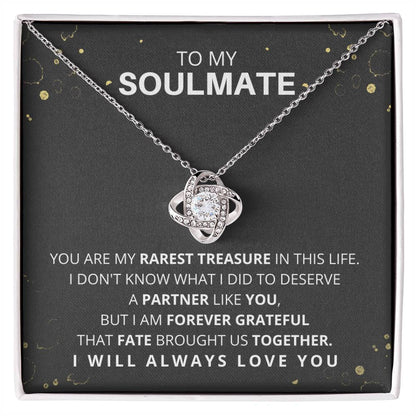 DesignTheShine To My Soulmate Necklace for Women, Christmas Gifts for Women, For My Wife Gifts, Gift for Your Wife for Birthday, Holiday, Anniversary Necklaces - W2