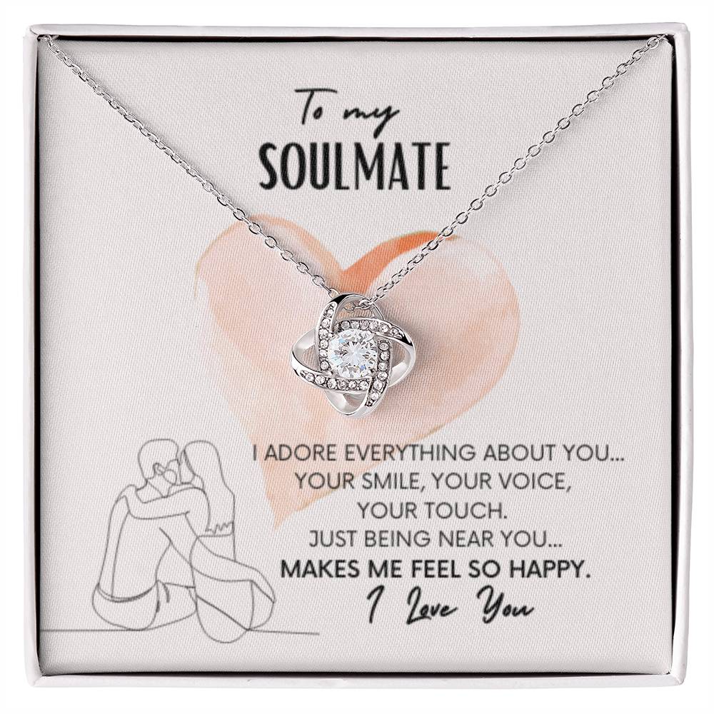 DesignTheShine To My Soulmate Necklace for Women, Christmas Gifts for Women, For My Wife Gifts, Gift for Your Wife for Birthday, Holiday, Anniversary Necklaces - W4