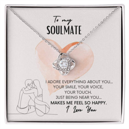 DesignTheShine To My Soulmate Necklace for Women, Christmas Gifts for Women, For My Wife Gifts, Gift for Your Wife for Birthday, Holiday, Anniversary Necklaces - W4