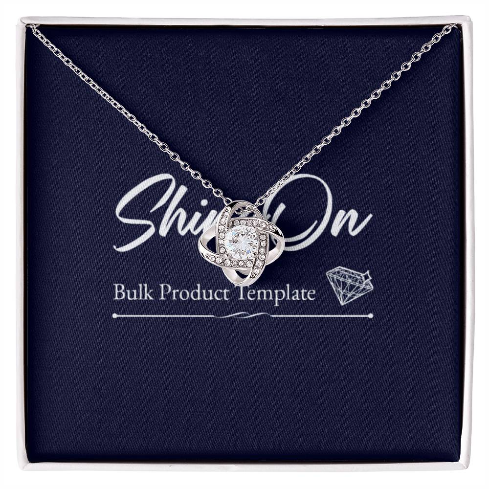 Love Knot Necklace - Amazon Template 2