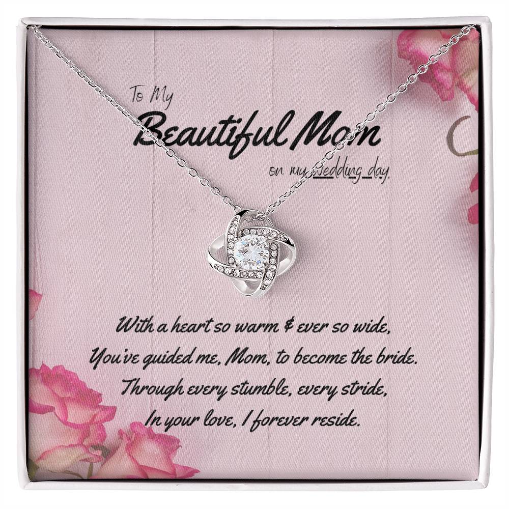 DesignTheShine Mother of the Bride Gift, Step Mother of the Bride Gifts from Bride or Groom, Gift for Mom on Wedding Day, Mother of the Groom Necklaces - USMB5