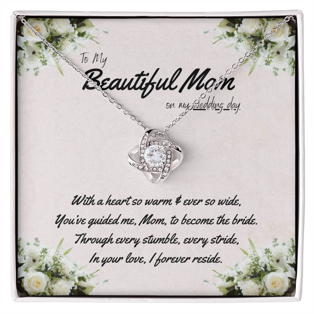 DesignTheShine Mother of the Bride Gift, Step Mother of the Bride Gifts from Bride or Groom, Gift for Mom on Wedding Day, Mother of the Groom Necklaces - USMB4