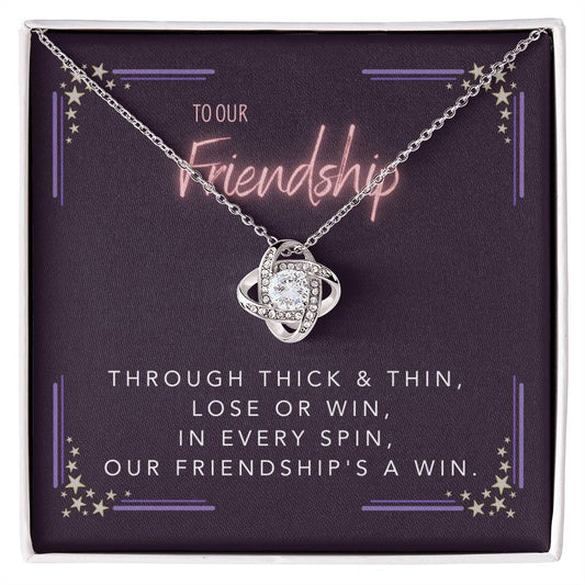 DesignTheShine Friendship Gifts for Women, Best Friend Birthday Gifts, Christmas Gift for Women, Appreciation Gifts for Women - BFF Gift Ideas, Necklace - USFG4