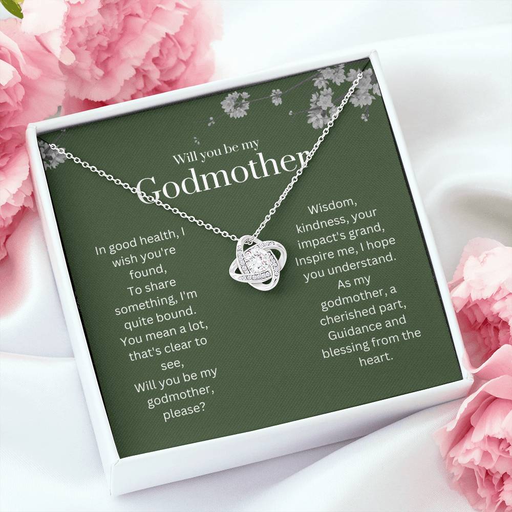 DesignTheShine Godmother Proposal Gift Will You Be My Godmother, God Mother Proposal Gift Box, Godparents Proposal, Godmother Gifts, Asking Godmother Necklace - GP3