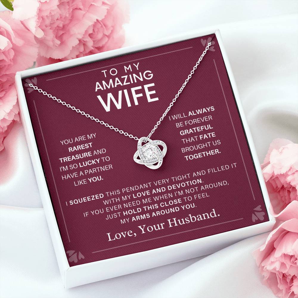 DesignTheShine To My Soulmate Necklace for Women, Christmas Gifts for Women, For My Wife Gifts, Gift for Your Wife for Birthday, Holiday, Anniversary Necklaces - W8