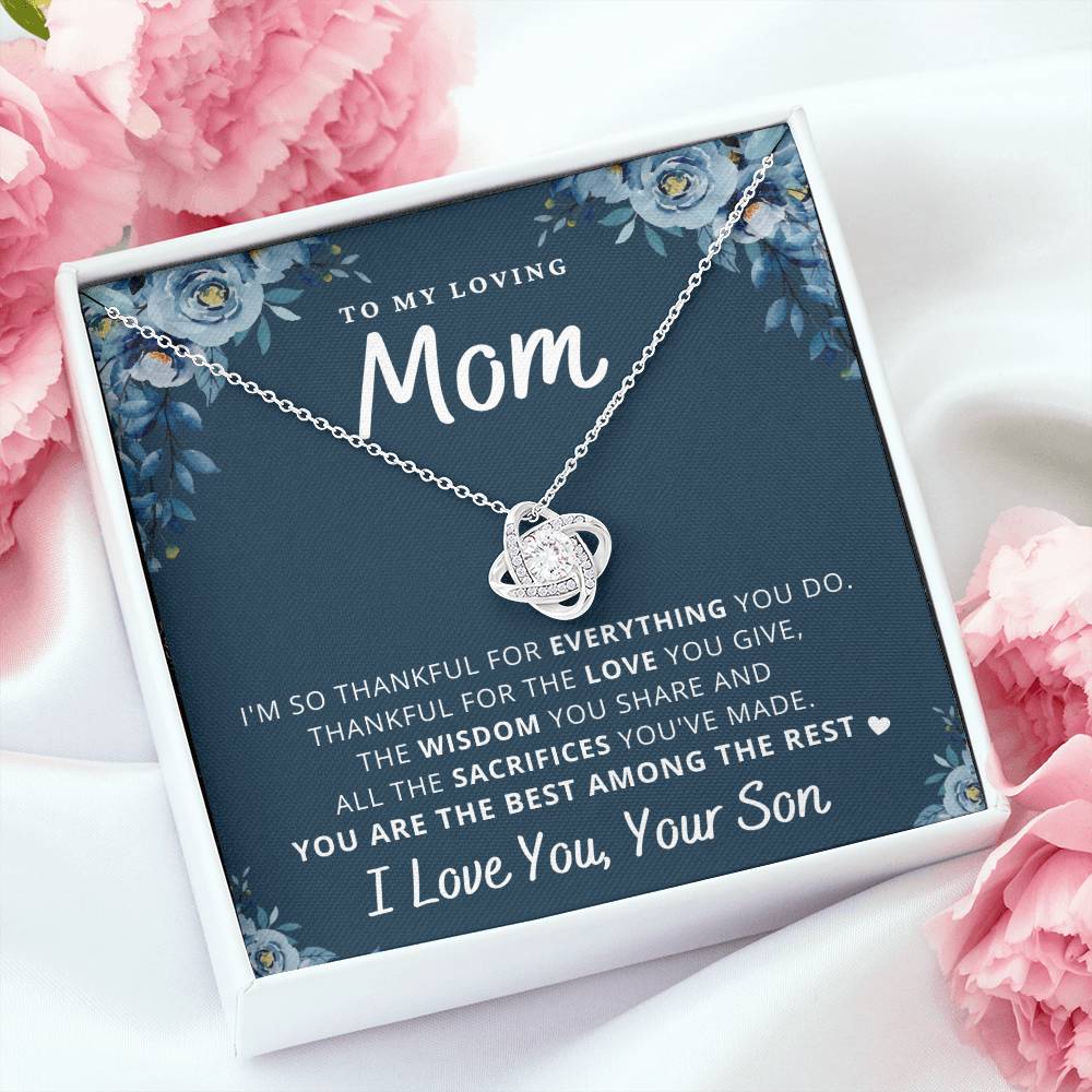 DesignTheShine Necklace Gifts for Mom, Christmas Gifts for Women from Son or Daughter, Mom Gits, Unique Gifts for Mom, Mother Daughter Necklace - M4