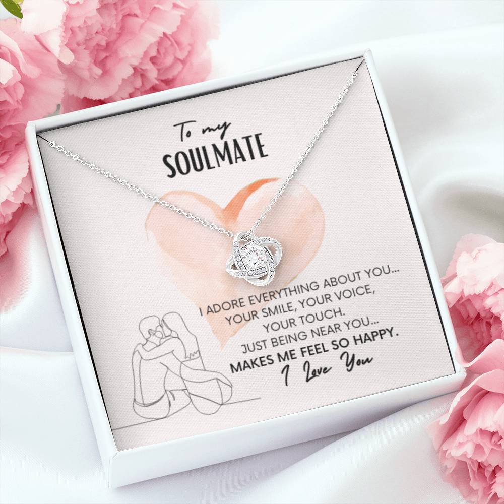 DesignTheShine To My Soulmate Necklace for Women, Christmas Gifts for Women, For My Wife Gifts, Gift for Your Wife for Birthday, Holiday, Anniversary Necklaces - W4