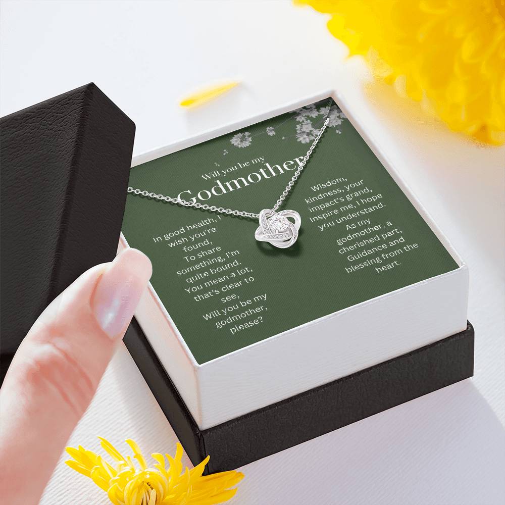 DesignTheShine Godmother Proposal Gift Will You Be My Godmother, God Mother Proposal Gift Box, Godparents Proposal, Godmother Gifts, Asking Godmother Necklace - GP3