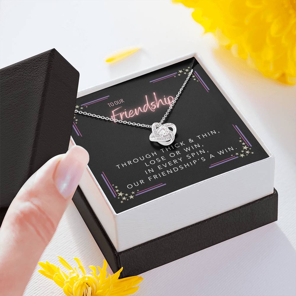 DesignTheShine Friendship Gifts for Women, Best Friend Birthday Gifts, Christmas Gift for Women, Appreciation Gifts for Women - BFF Gift Ideas, Necklace - USFG5