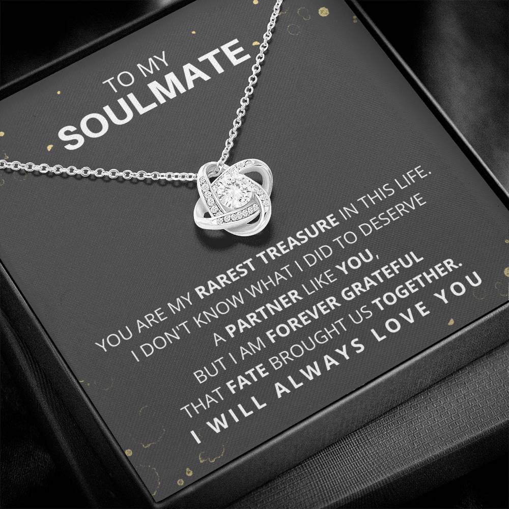 DesignTheShine To My Soulmate Necklace for Women, Christmas Gifts for Women, For My Wife Gifts, Gift for Your Wife for Birthday, Holiday, Anniversary Necklaces - W2