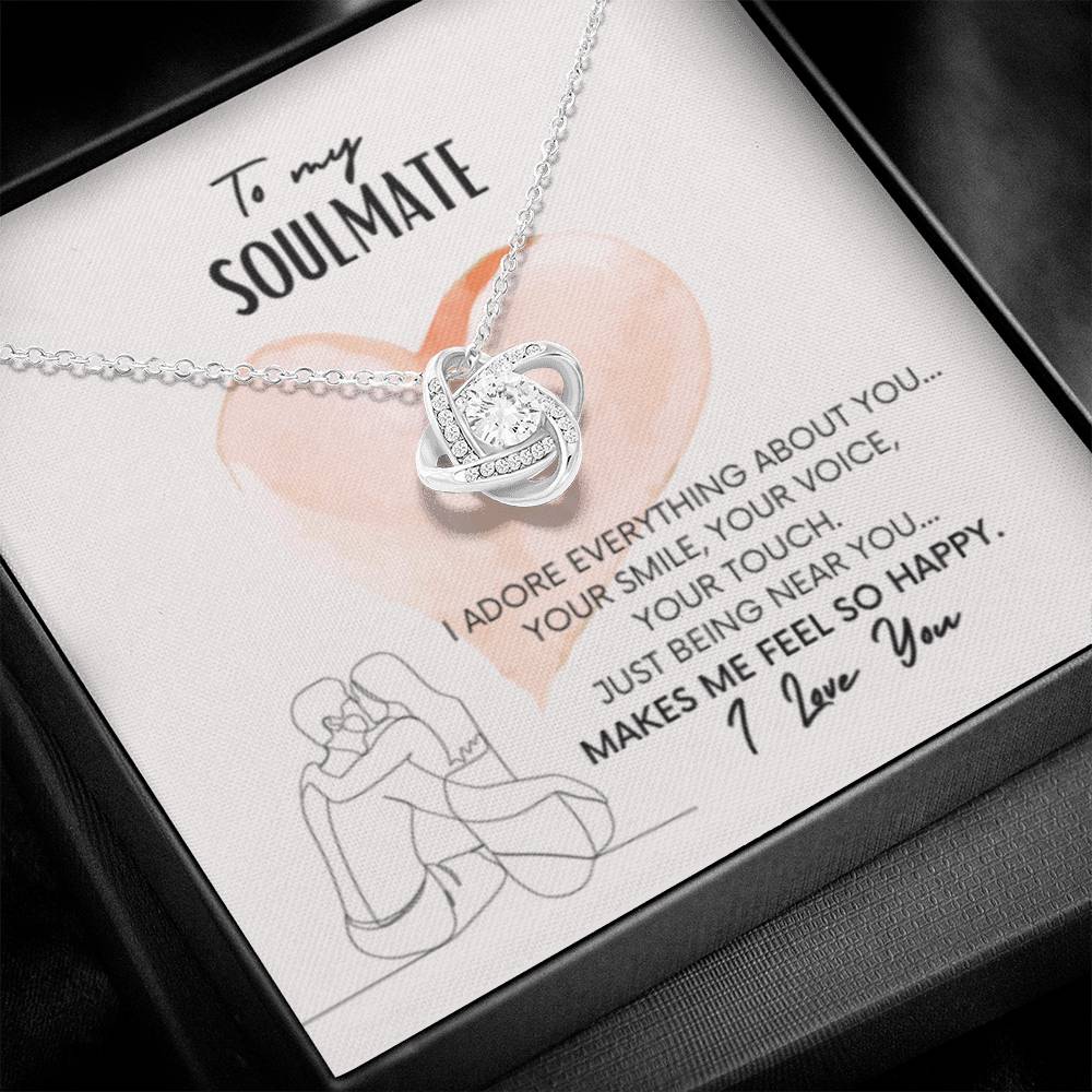 DesignTheShine To My Soulmate Necklace for Women, Christmas Gifts for Women, For My Wife Gifts, Gift for Your Wife for Birthday, Holiday, Anniversary Necklaces - W4