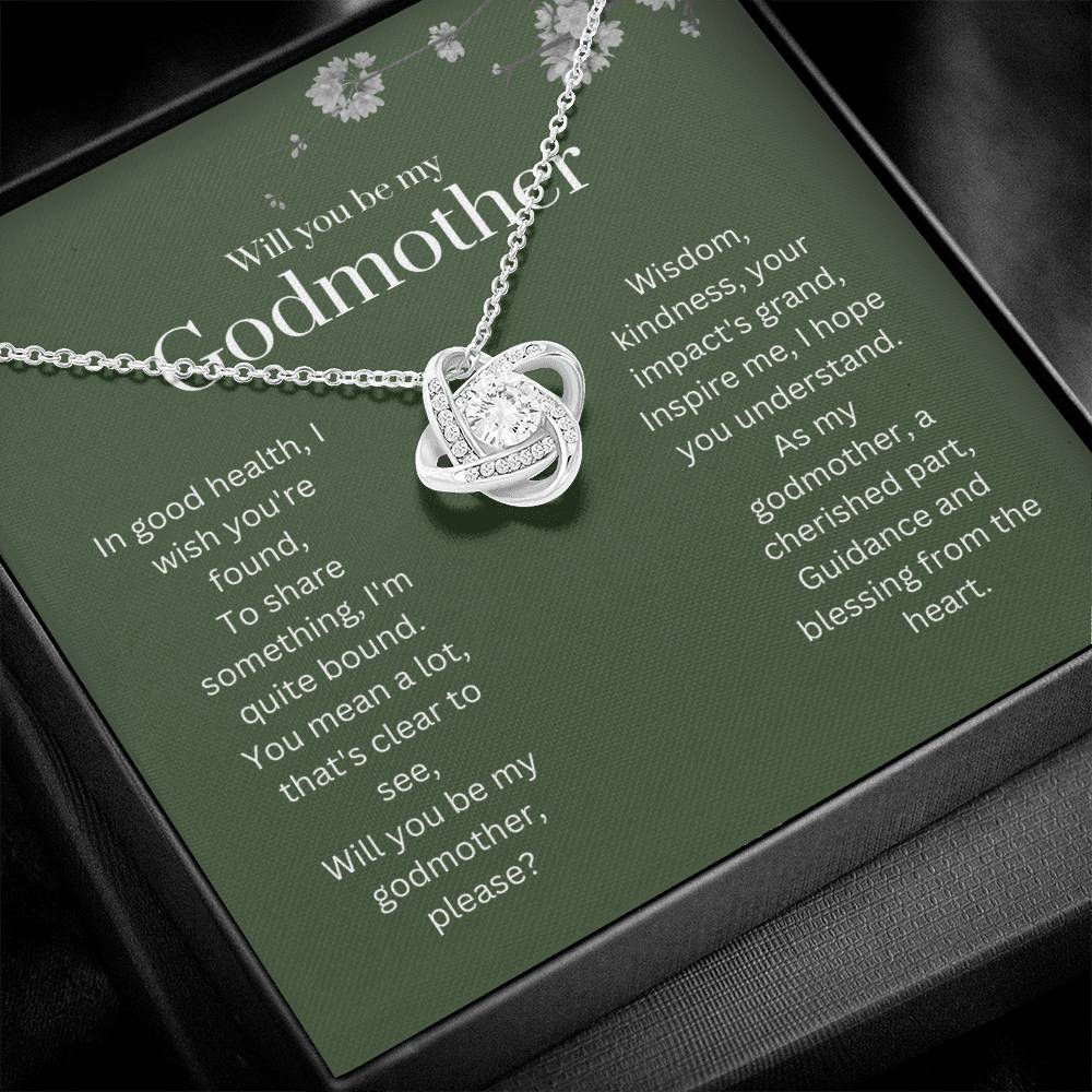 DesignTheShine Godmother Proposal Gift Will You Be My Godmother, God Mother Proposal Gift Box, Godparents Proposal, Godmother Gifts, Asking Godmother Necklace - GP3