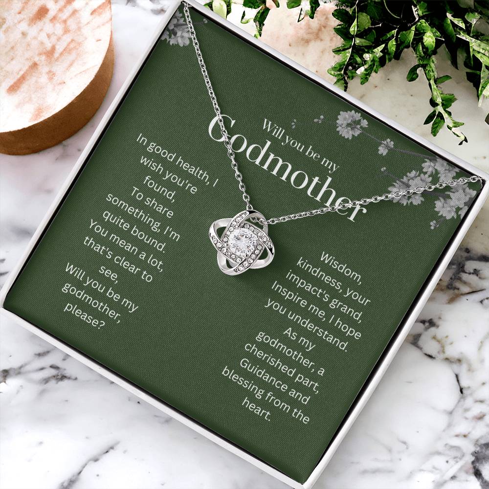 DesignTheShine Godmother Proposal Gift Will You Be My Godmother, God Mother Proposal Gift Box, Godparents Proposal, Godmother Gifts, Asking Godmother Necklace - GP3