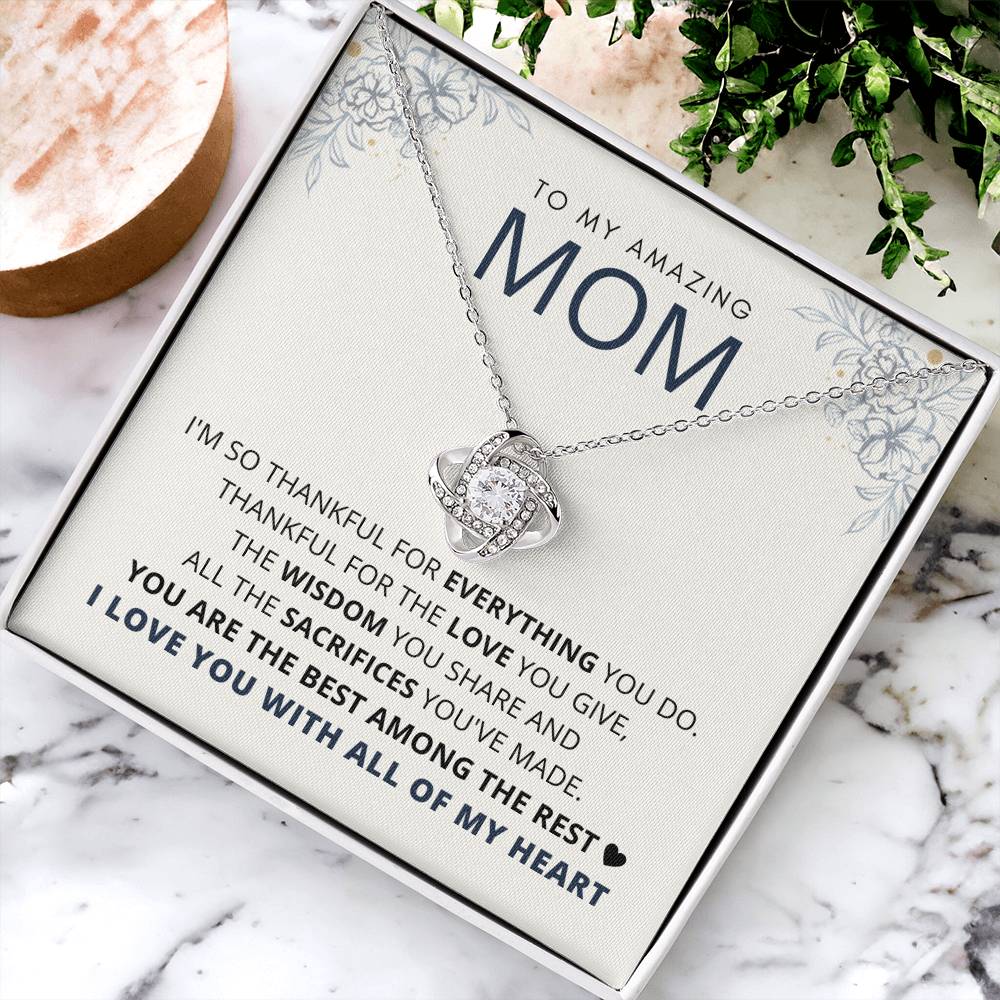 DesignTheShine Necklace Gifts for Mom, Christmas Gifts for Women from Son or Daughter, Mom Gits, Unique Gifts for Mom, Mother Daughter Necklace - M2