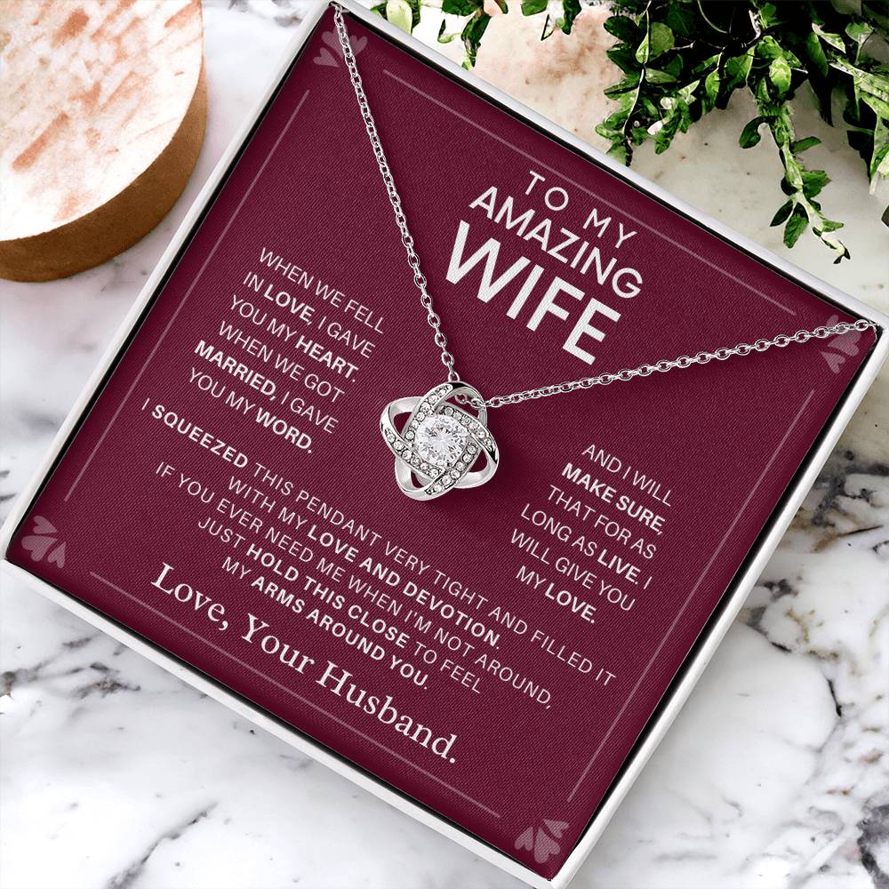 DesignTheShine To My Soulmate Necklace for Women, Christmas Gifts for Women, For My Wife Gifts, Gift for Your Wife for Birthday, Holiday, Anniversary Necklaces - W3