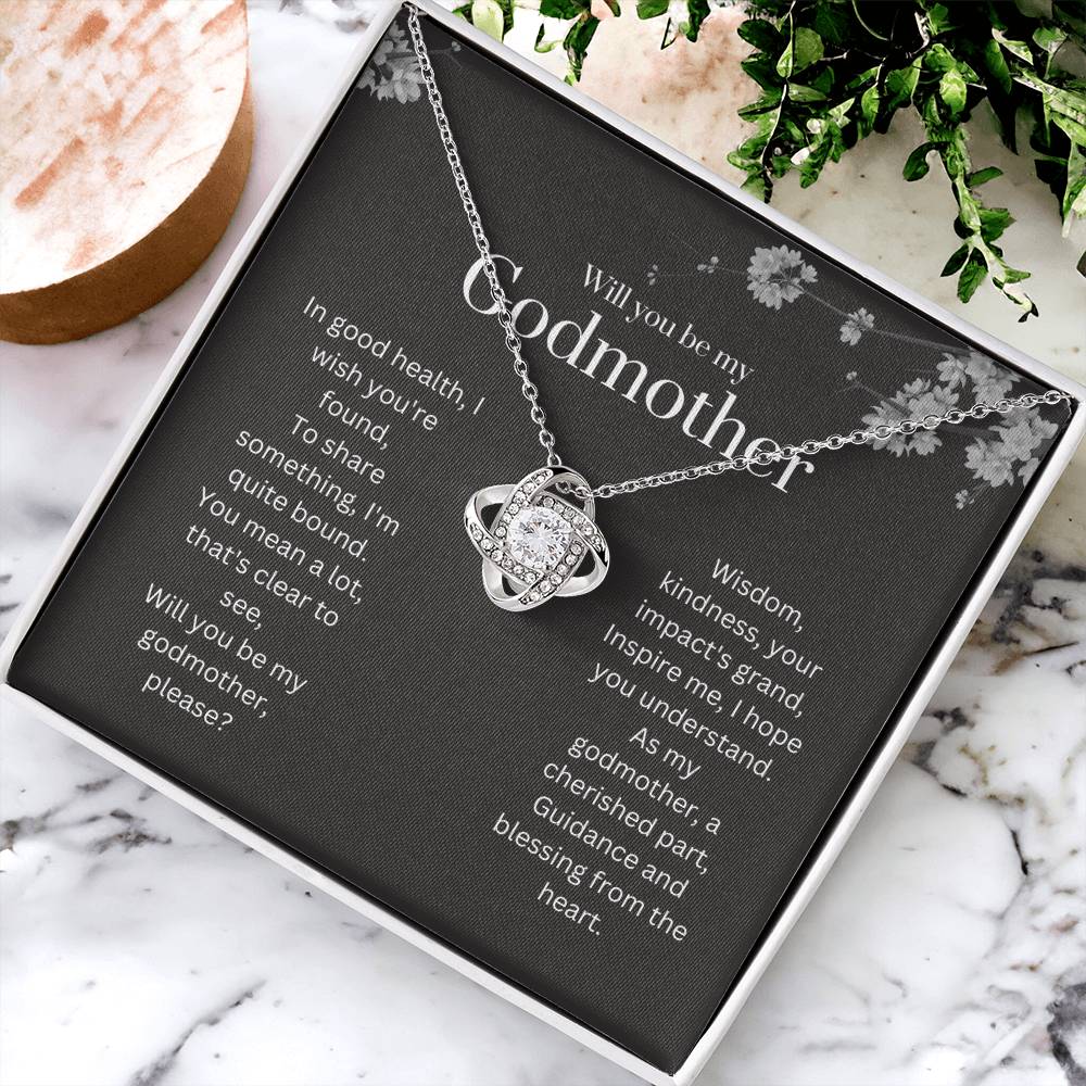 DesignTheShine Godmother Proposal Gift Will You Be My Godmother, God Mother Proposal Gift Box, Godparents Proposal, Godmother Gifts, Asking Godmother Necklace - GP2