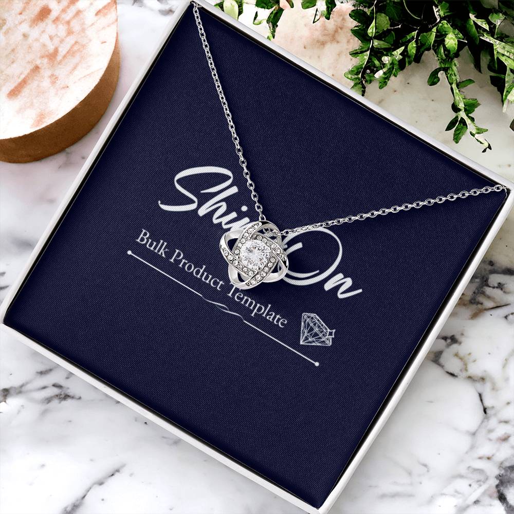 Love Knot Necklace - Amazon Template 2