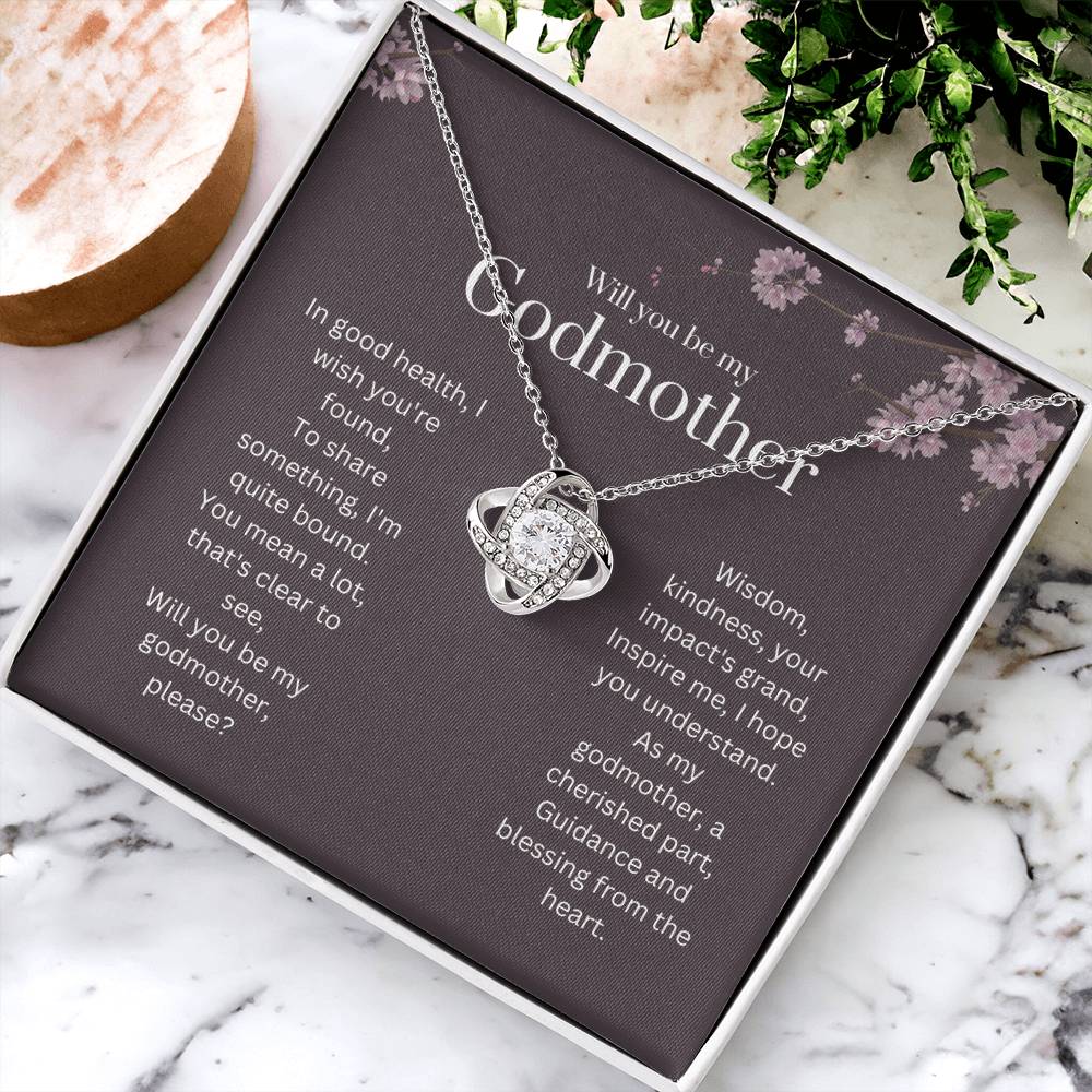 DesignTheShine Godmother Proposal Gift Will You Be My Godmother, God Mother Proposal Gift Box, Godparents Proposal, Godmother Gifts, Asking Godmother Necklace - GP1