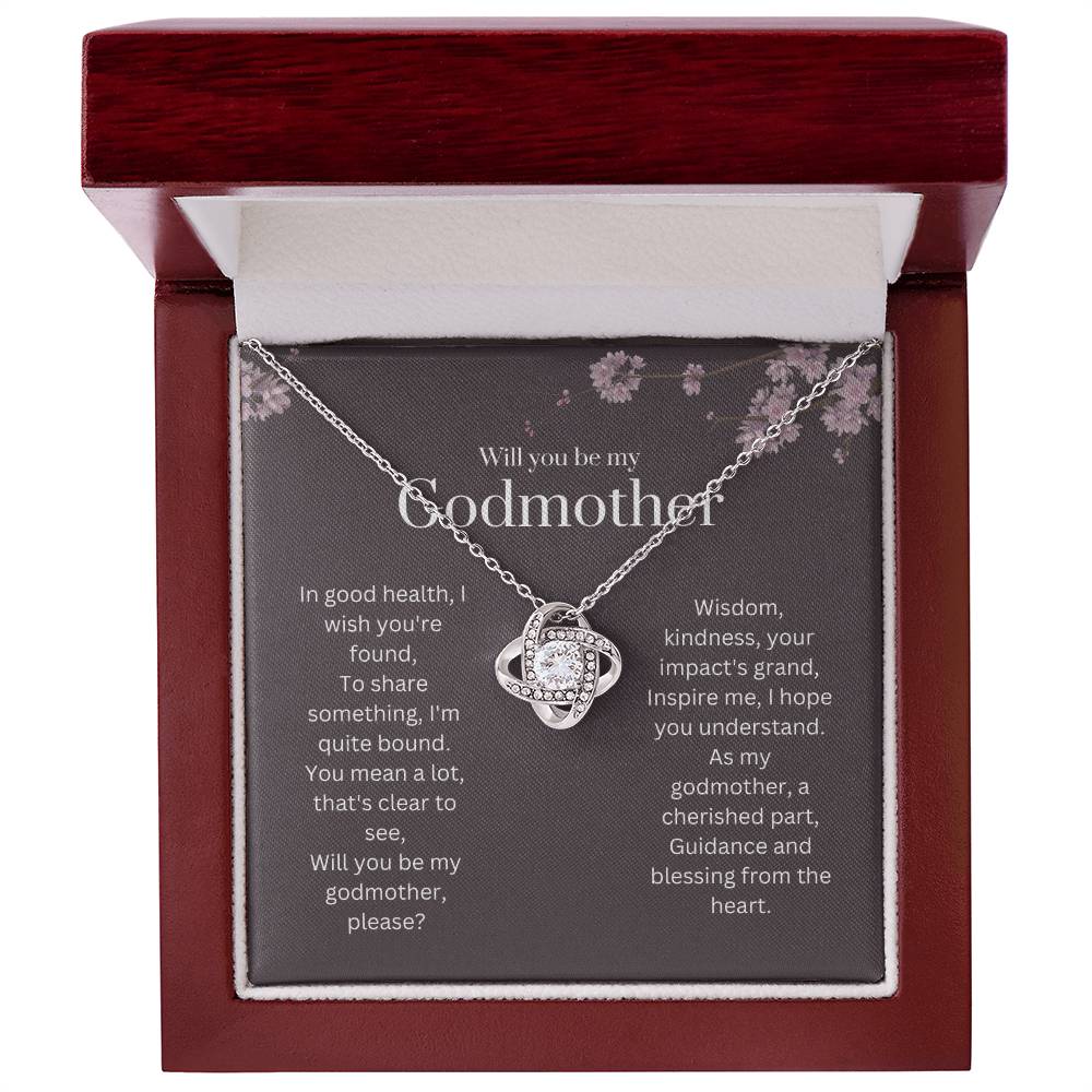 DesignTheShine Godmother Proposal Gift Will You Be My Godmother, God Mother Proposal Gift Box, Godparents Proposal, Godmother Gifts, Asking Godmother Necklace - GP1