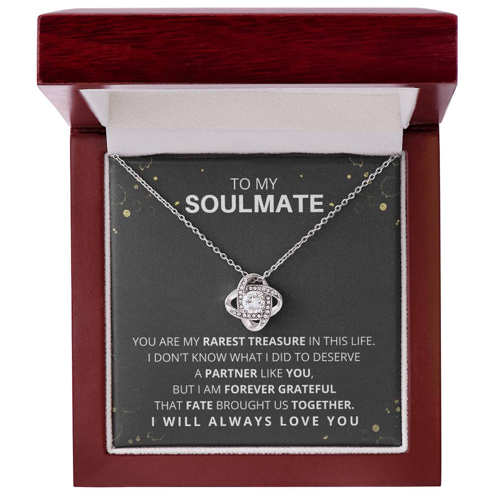 DesignTheShine To My Soulmate Necklace for Women, Christmas Gifts for Women, For My Wife Gifts, Gift for Your Wife for Birthday, Holiday, Anniversary Necklaces - W2