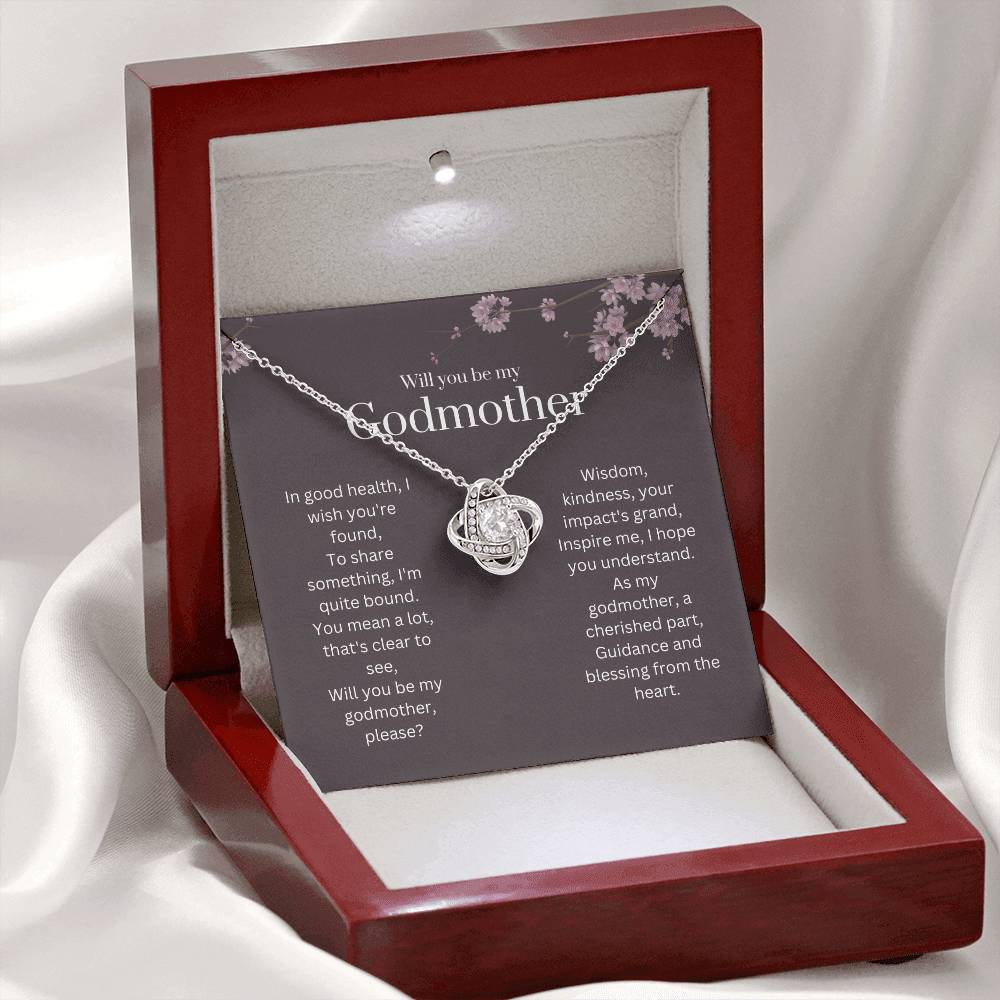 DesignTheShine Godmother Proposal Gift Will You Be My Godmother, God Mother Proposal Gift Box, Godparents Proposal, Godmother Gifts, Asking Godmother Necklace - GP1