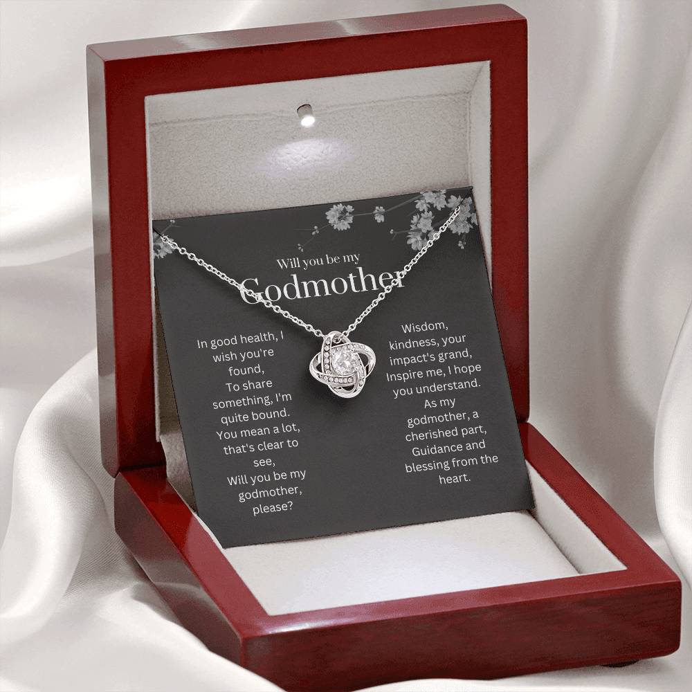 DesignTheShine Godmother Proposal Gift Will You Be My Godmother, God Mother Proposal Gift Box, Godparents Proposal, Godmother Gifts, Asking Godmother Necklace - GP2