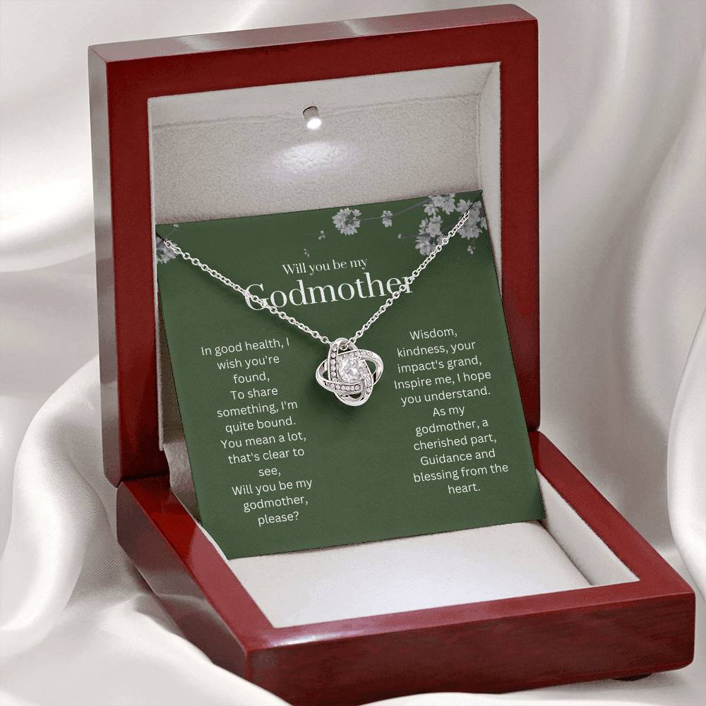 DesignTheShine Godmother Proposal Gift Will You Be My Godmother, God Mother Proposal Gift Box, Godparents Proposal, Godmother Gifts, Asking Godmother Necklace - GP3