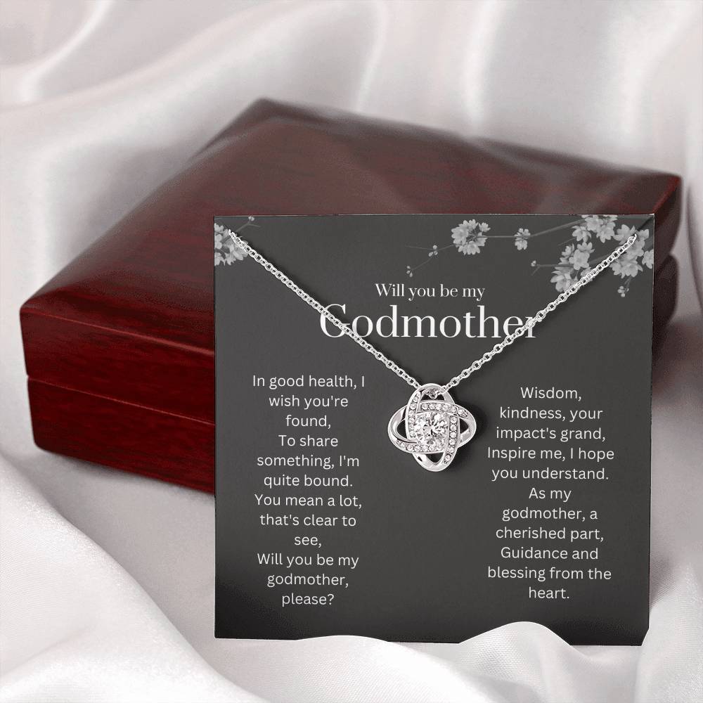 DesignTheShine Godmother Proposal Gift Will You Be My Godmother, God Mother Proposal Gift Box, Godparents Proposal, Godmother Gifts, Asking Godmother Necklace - GP2