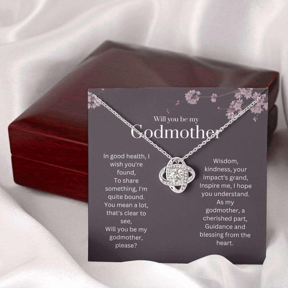 DesignTheShine Godmother Proposal Gift Will You Be My Godmother, God Mother Proposal Gift Box, Godparents Proposal, Godmother Gifts, Asking Godmother Necklace - GP1