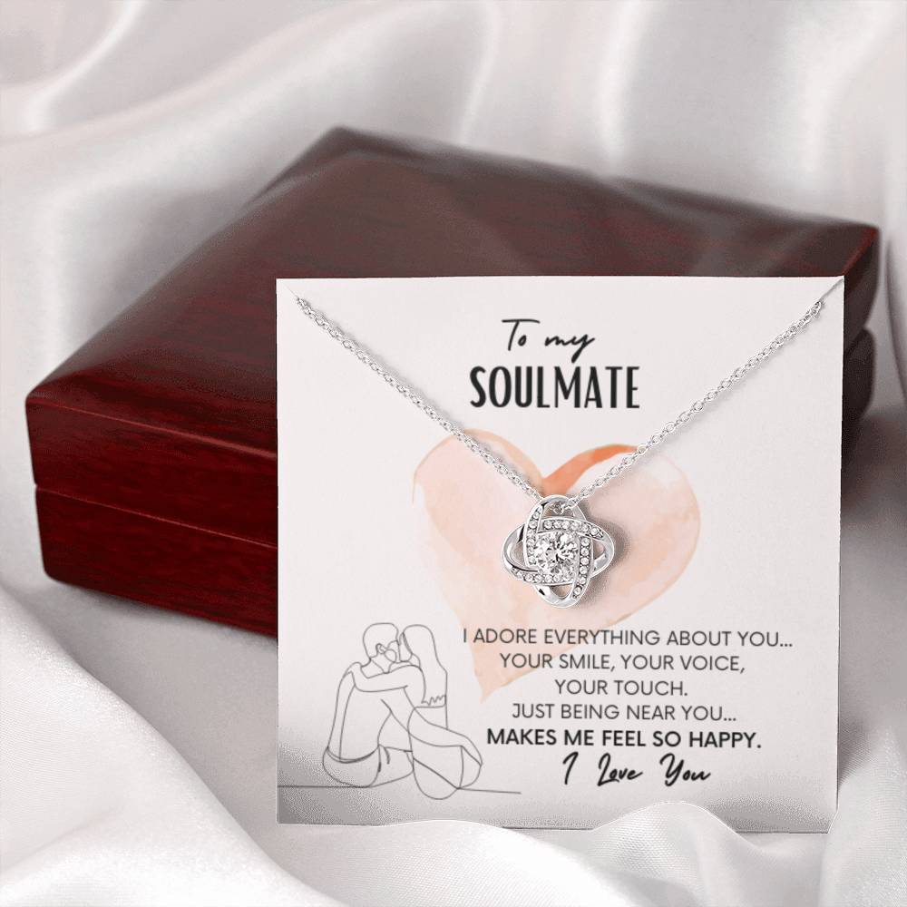 DesignTheShine To My Soulmate Necklace for Women, Christmas Gifts for Women, For My Wife Gifts, Gift for Your Wife for Birthday, Holiday, Anniversary Necklaces - W4