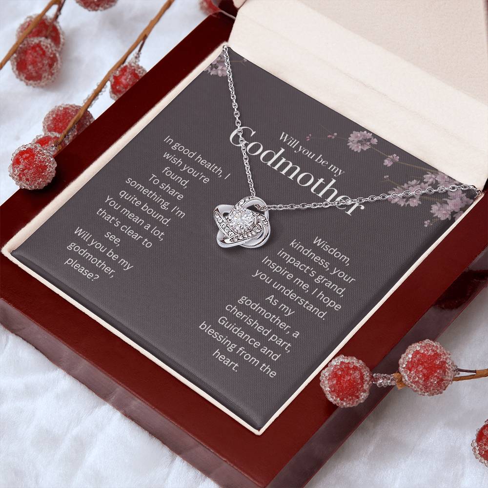 DesignTheShine Godmother Proposal Gift Will You Be My Godmother, God Mother Proposal Gift Box, Godparents Proposal, Godmother Gifts, Asking Godmother Necklace - GP1