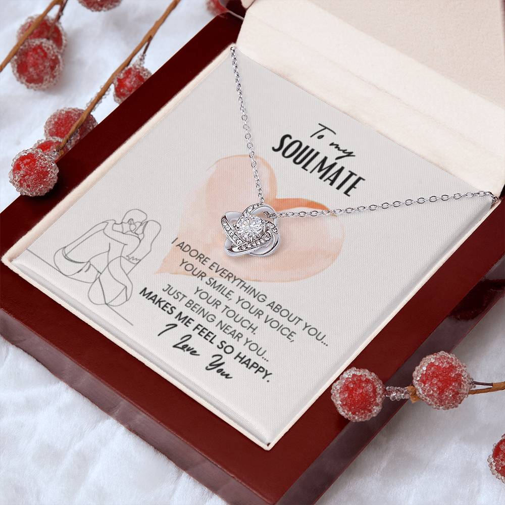 DesignTheShine To My Soulmate Necklace for Women, Christmas Gifts for Women, For My Wife Gifts, Gift for Your Wife for Birthday, Holiday, Anniversary Necklaces - W4