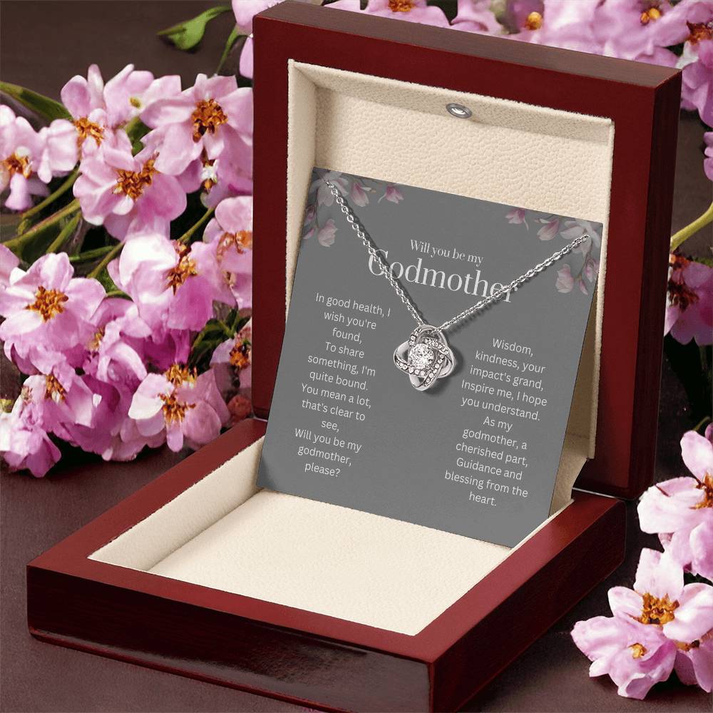 DesignTheShine Godmother Proposal Gift Will You Be My Godmother, God Mother Proposal Gift Box, Godparents Proposal, Godmother Gifts, Asking Godmother Necklace - GP4