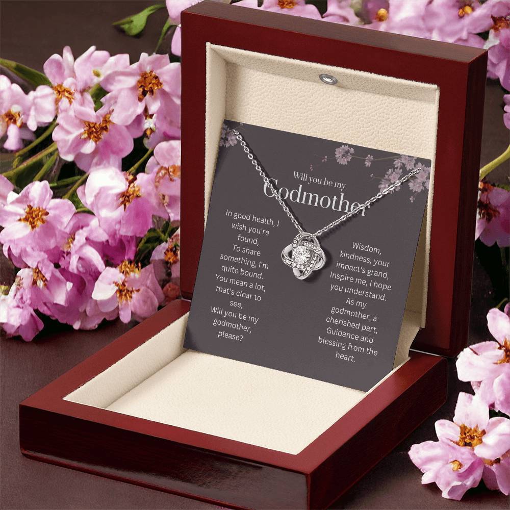 DesignTheShine Godmother Proposal Gift Will You Be My Godmother, God Mother Proposal Gift Box, Godparents Proposal, Godmother Gifts, Asking Godmother Necklace - GP1