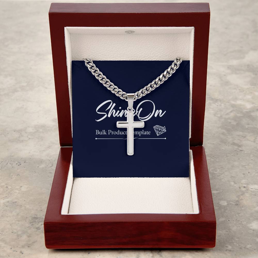 Cuban Link Cross - Amazon Template