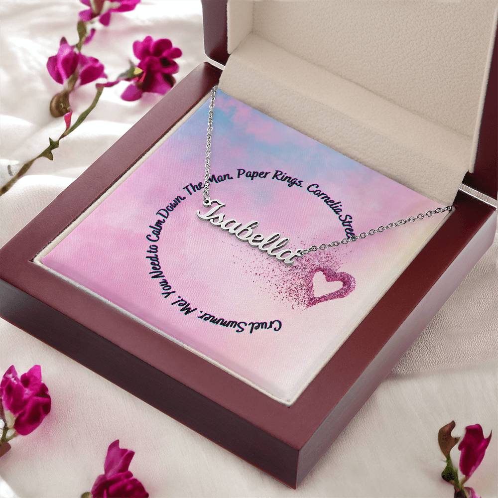 TS Lover (3) Custom Name Necklace (With MC) - Amazon Template 88